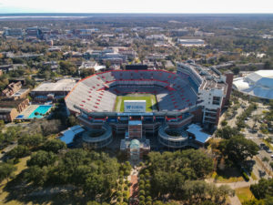 Ben Hill Stadium from above